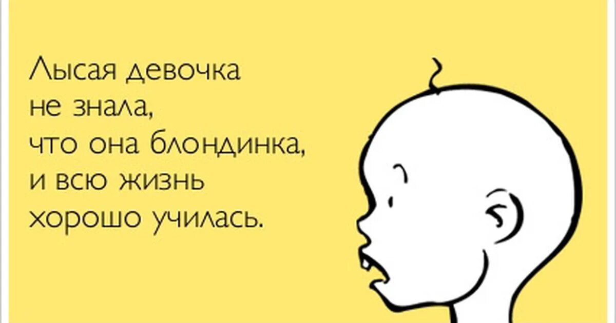 Шутки про лысых девушек. Анекдоты про лысых картинки. Анекдоты про лысых. Сперва даже