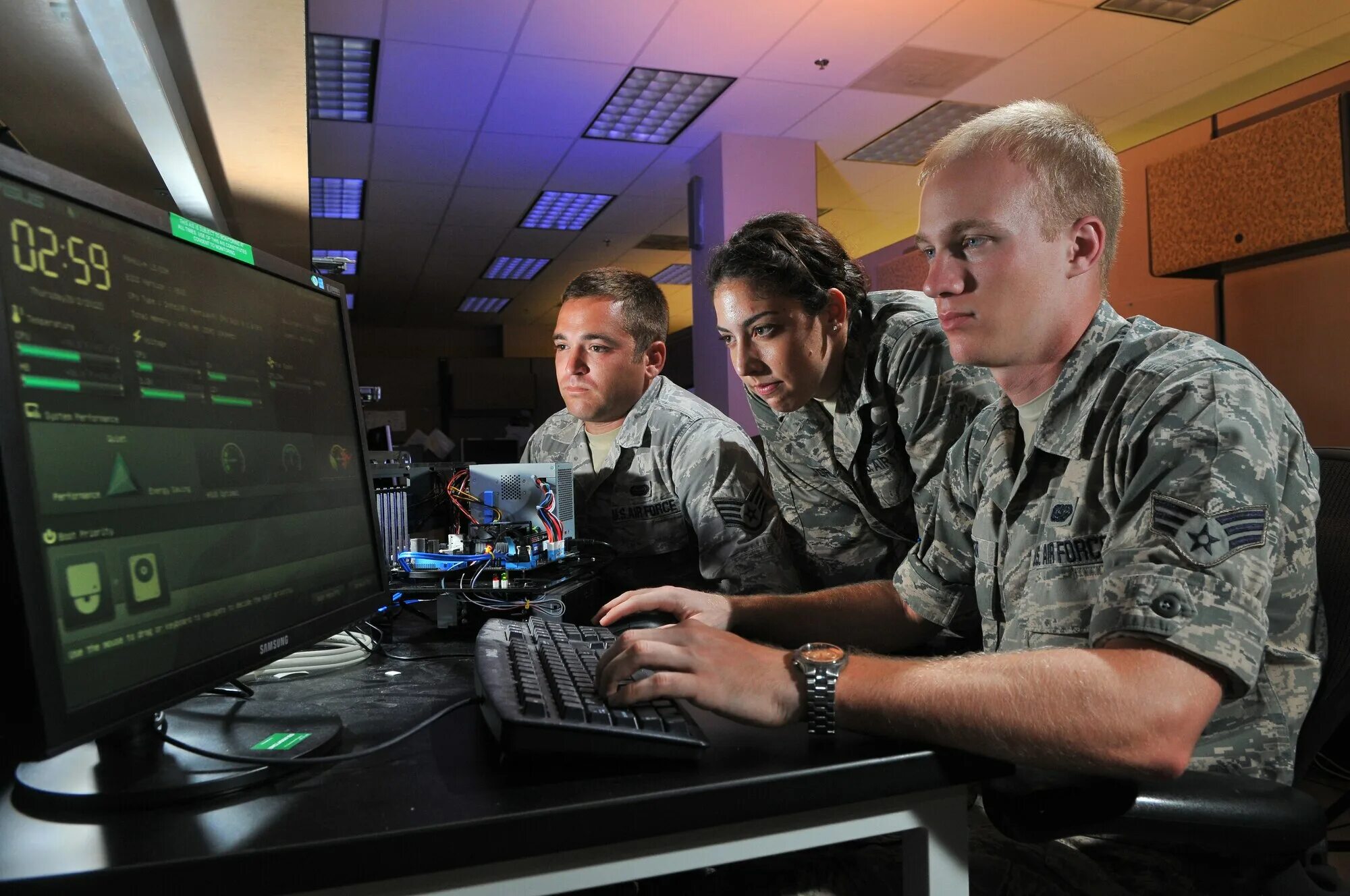 Serve in military