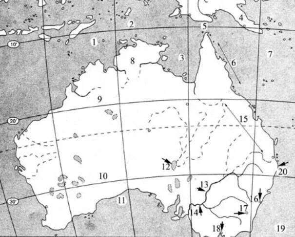 Тест по географии 7 австралия и океания