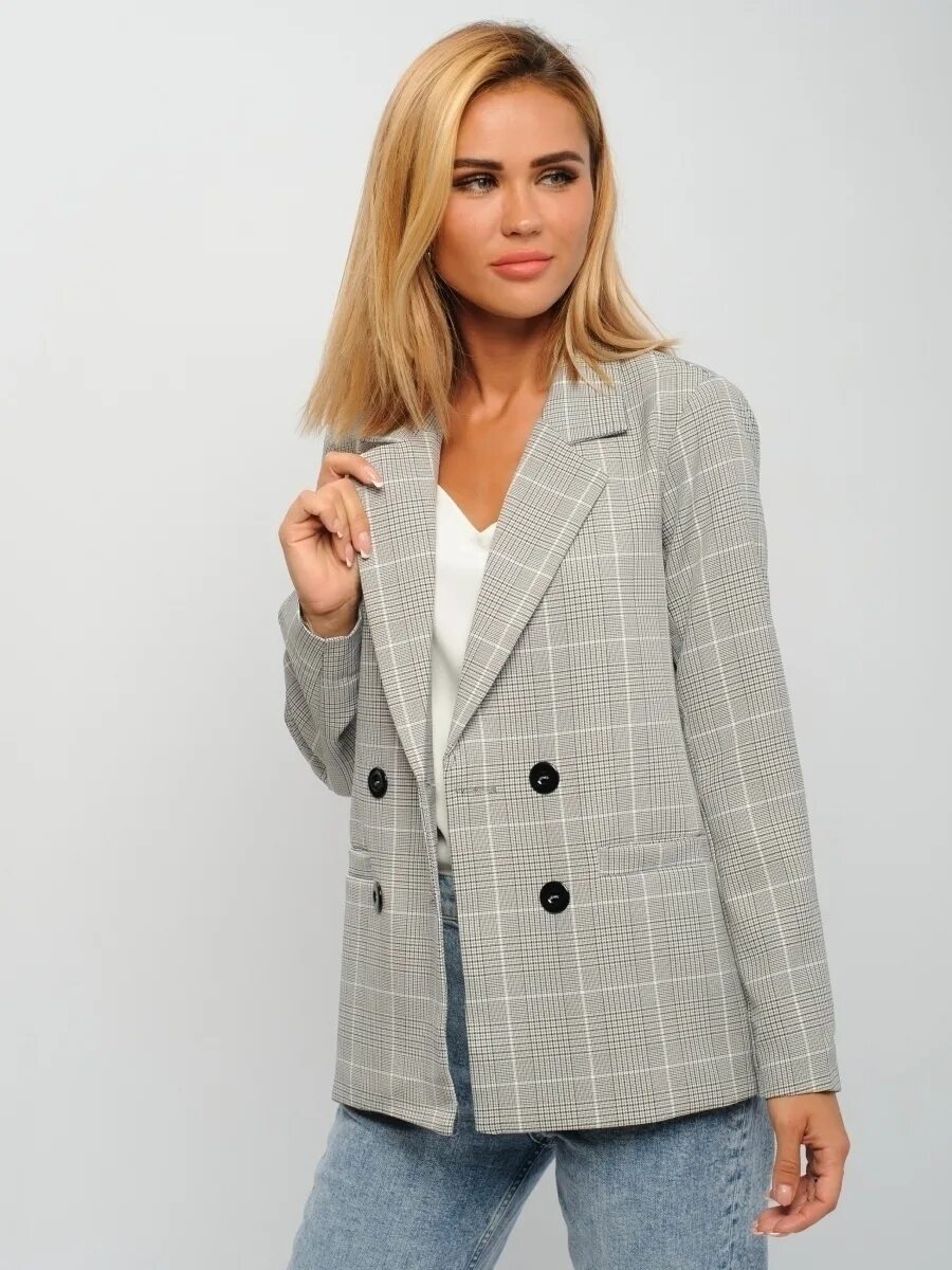клетчатый пиджак женский. клетчатый жакет. жакет в клетку женский. жакет в клетку. жакет ml 665/caltha emka.