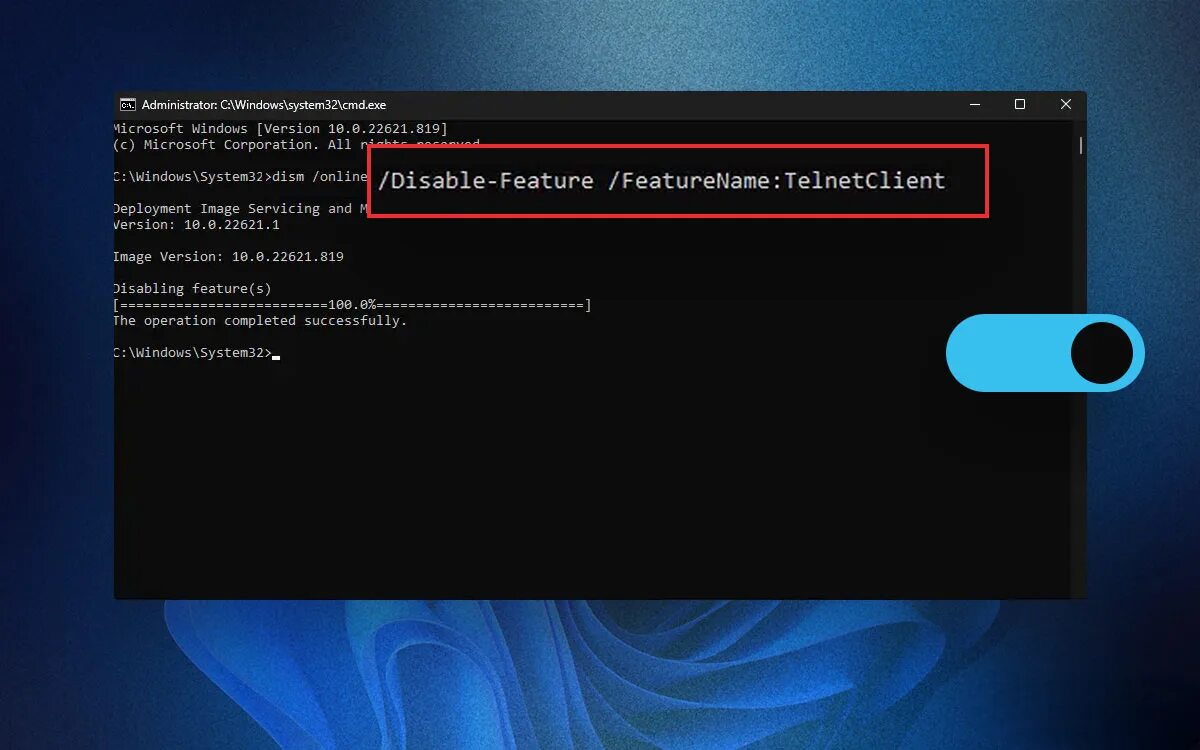 Enable feature