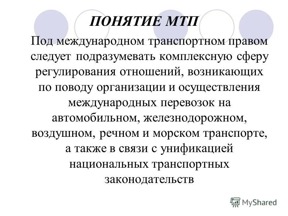 Понятие международной деятельности