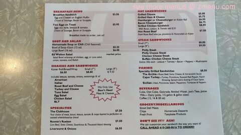 Menu items and prices are subject to change without prior notice. 