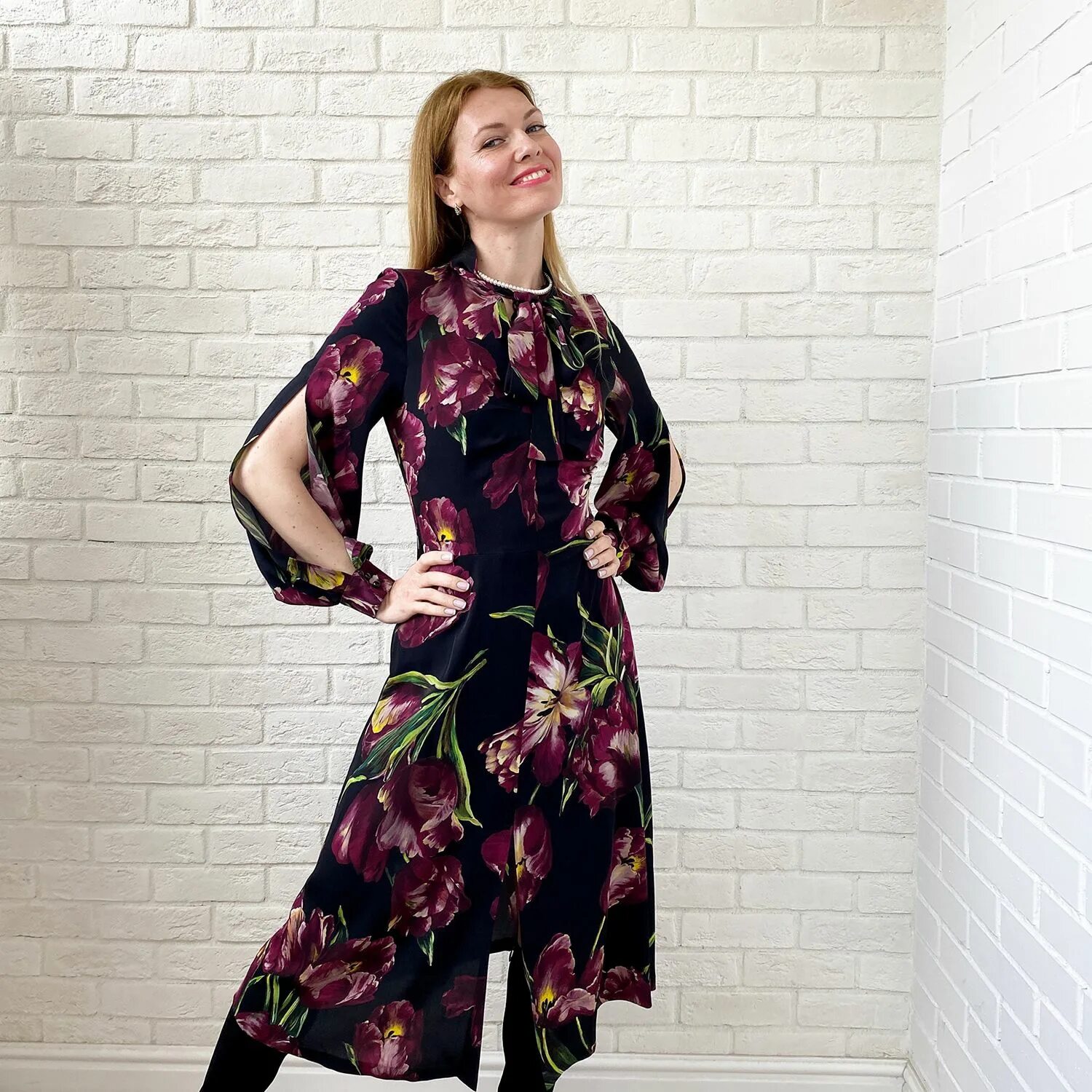 Laforme. Подшивка руликом сверху шелкого платка. Платье #laforme0448. Laforme0437. Laforme.