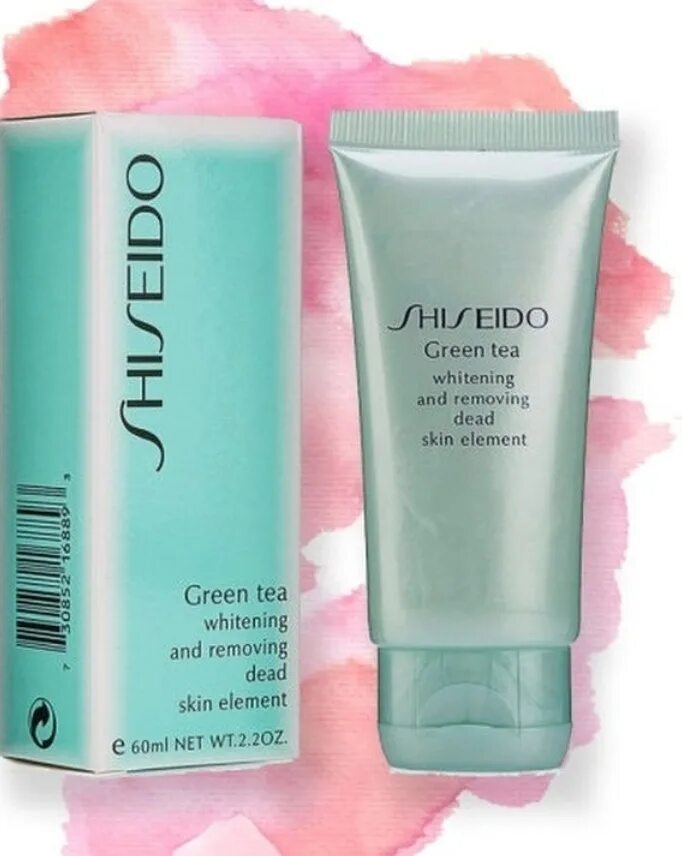 Скатка Shiseido Green Tea. Пилинг Shiseido Green Tea. Пилинг-скатка для лица Shiseido Green Tea, 60 мл. Пилинг для лица Shiseido "Green Tea" 60 ml.