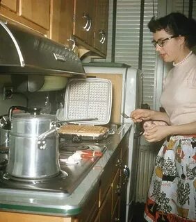 They were in the kitchen