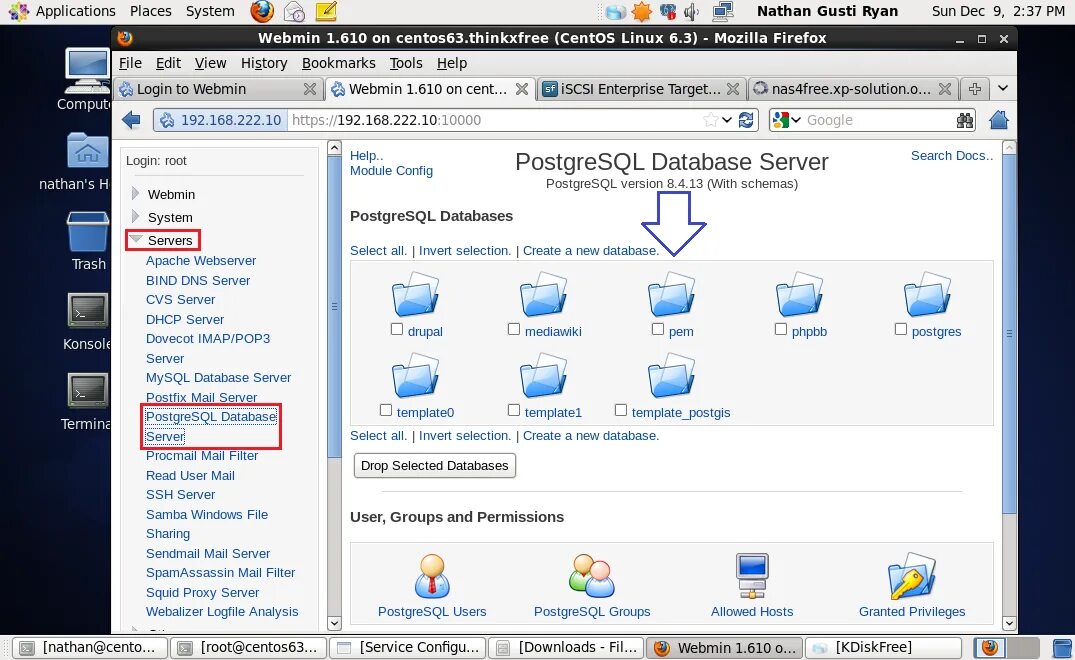 Linux install postgresql