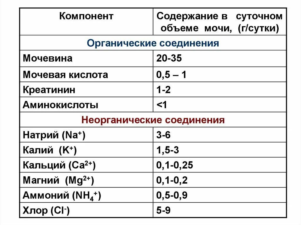 Сколько мочи в организме