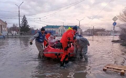 Ситуация с наводнением в оренбурге сейчас