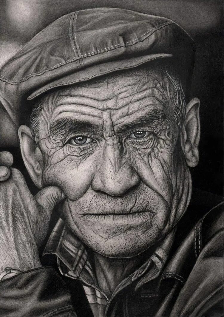 Пожилой человек карандашом. Реалистичные портреты. Портрет пожилого человека. Портрет старика. Портреты пожилых людей.