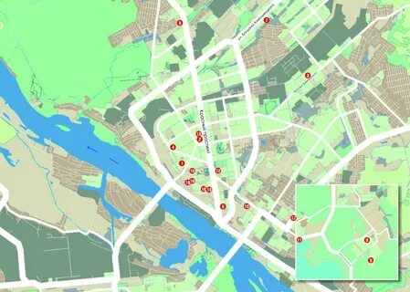 Карта новосибирска 2