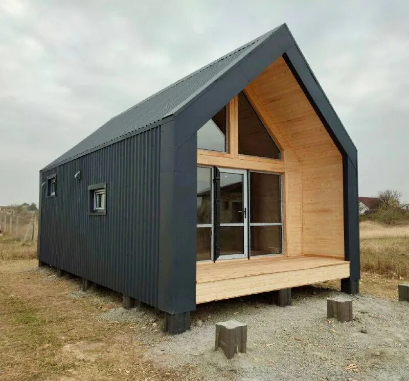 дачный дом 4х5 из бруса. построить дом недорого doma pod kluch. стройка домов. проекты каркасных домов. проект дома барнхаус.