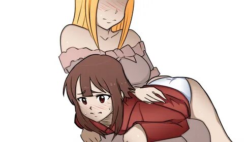 Anime Girl Spanked.