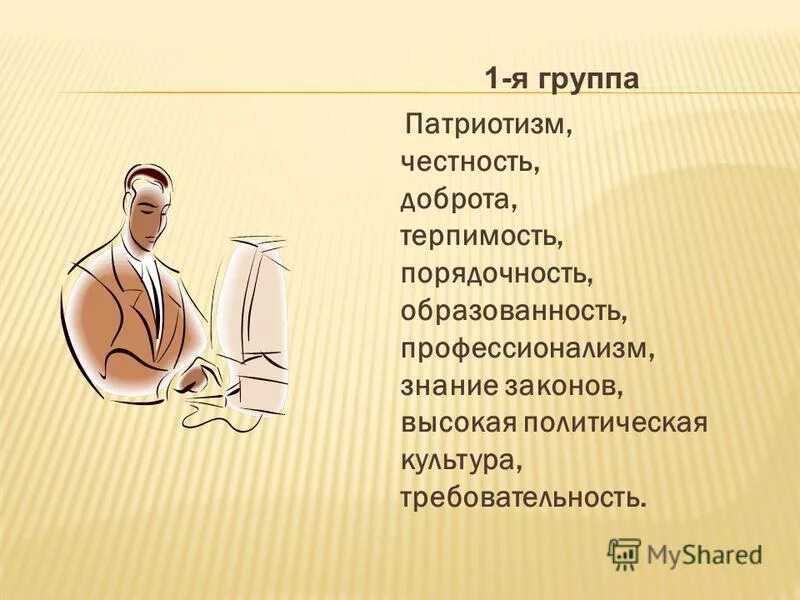 Порядочность сообразительность законопослушность. Порядочность сообразительность законопослушность