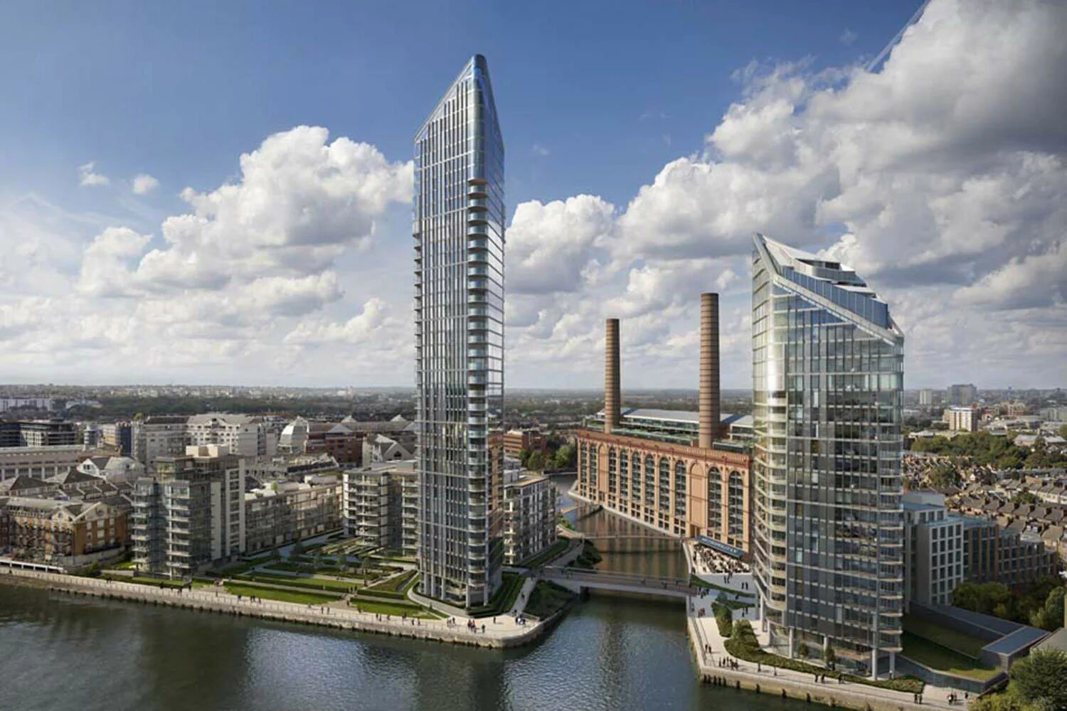 Chelsea Waterfront. Риверсайд Тауэр. ЖК Chelsea Waterfront пентхауз Абрамовича. Комплекс лондон