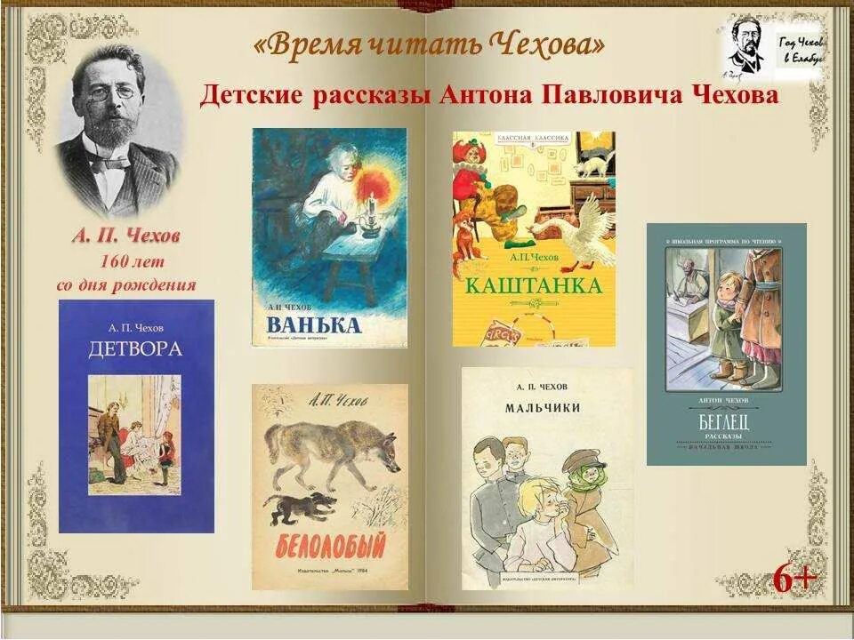 Произведения Антона Павловича Чехова для детей. Произведения Чехова список для детей.