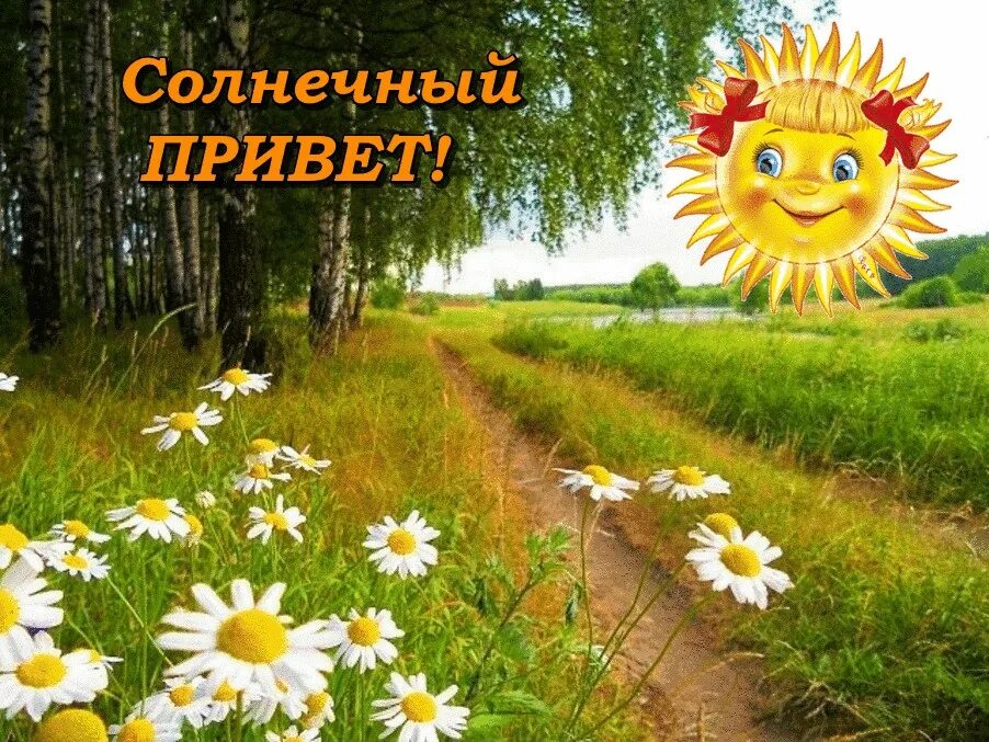 Доброго солнечного дня. Привет солнечного дня. Солнышко хорошего дня и отличного настроения. Открытка с добрым утром с улыбкой. Открытки чудесного дня.