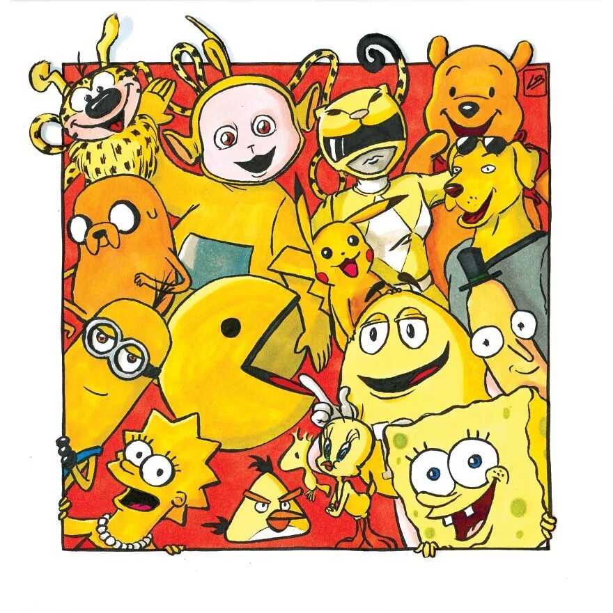 Конкурс кто твой оранжевый герой. Желтые персонажи. Желтый персонаж из мультика. Жёлтые персонажи из мультфильмов.