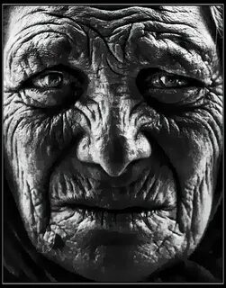 Weathered face