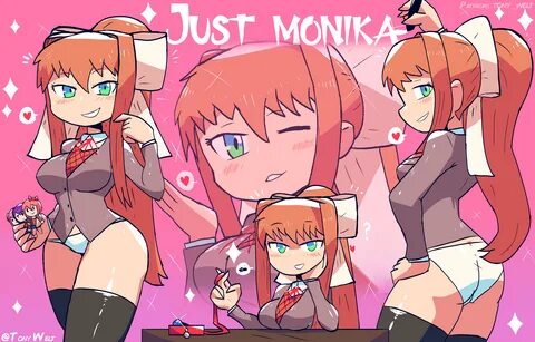 Rule34 - If it exists, there is porn of it / monika (doki doki literature club) 
