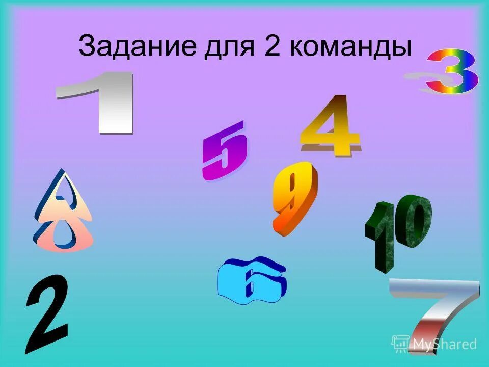 10 задание на команды