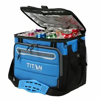 Titan Deep Freeze 40 Can Collapsible Cooler, Keeps Ice up to 2 Days The Tit...