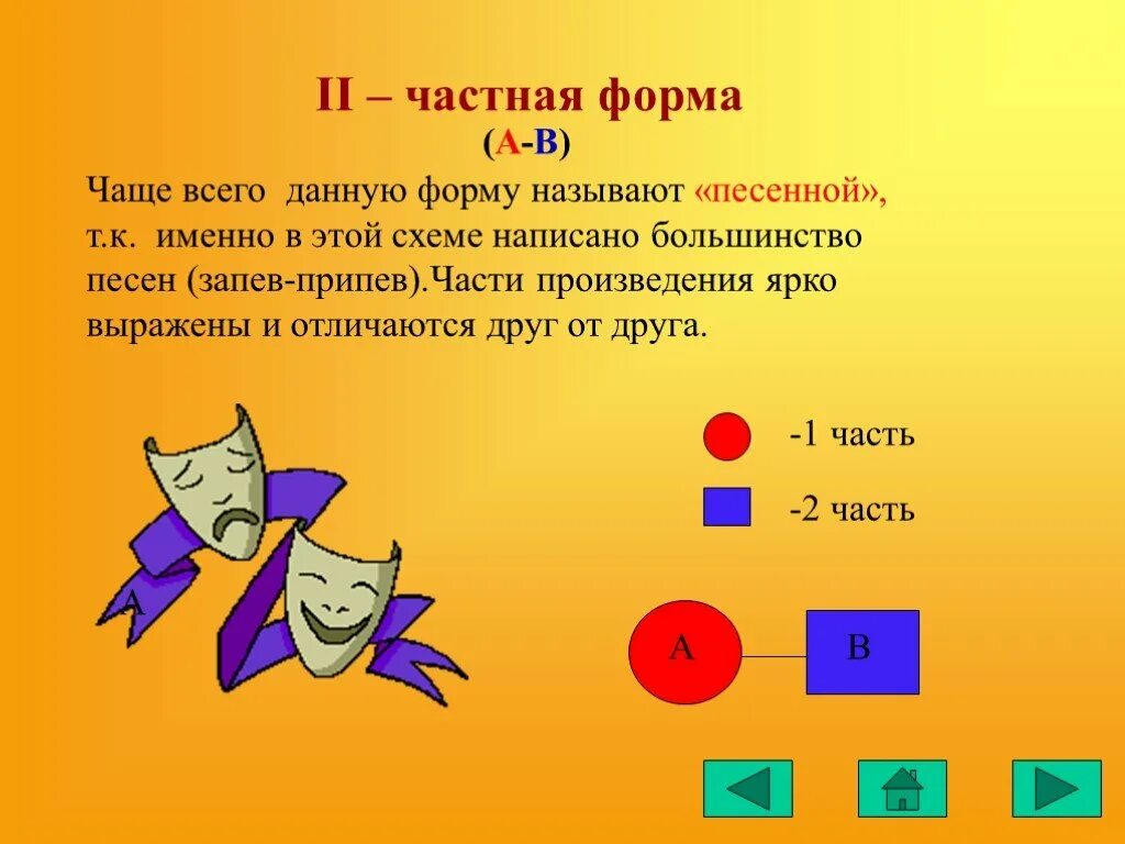 Музыкальная форма игры. Музыкальные формы. Музыкальные формы в Музыке примеры. 2х частная форма в Музыке. Двухчастная и трехчастная форма.