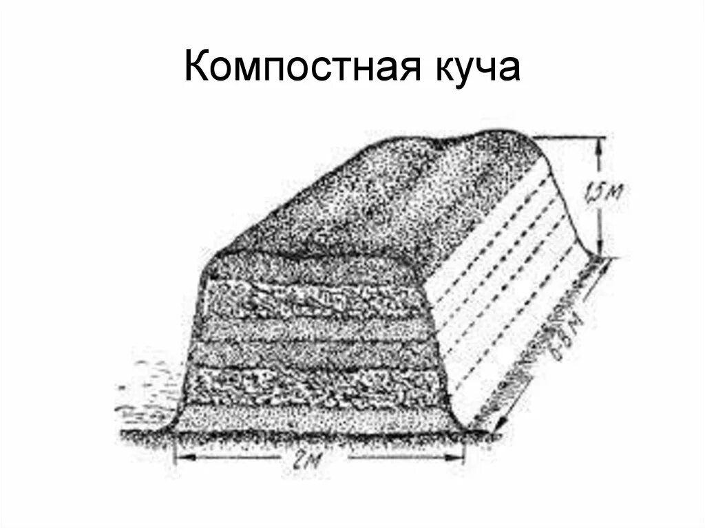 Компостирование ТБО схема. Компостирование навоза схема. Компостная куча схема. Бурты для навоза. Условие кучи