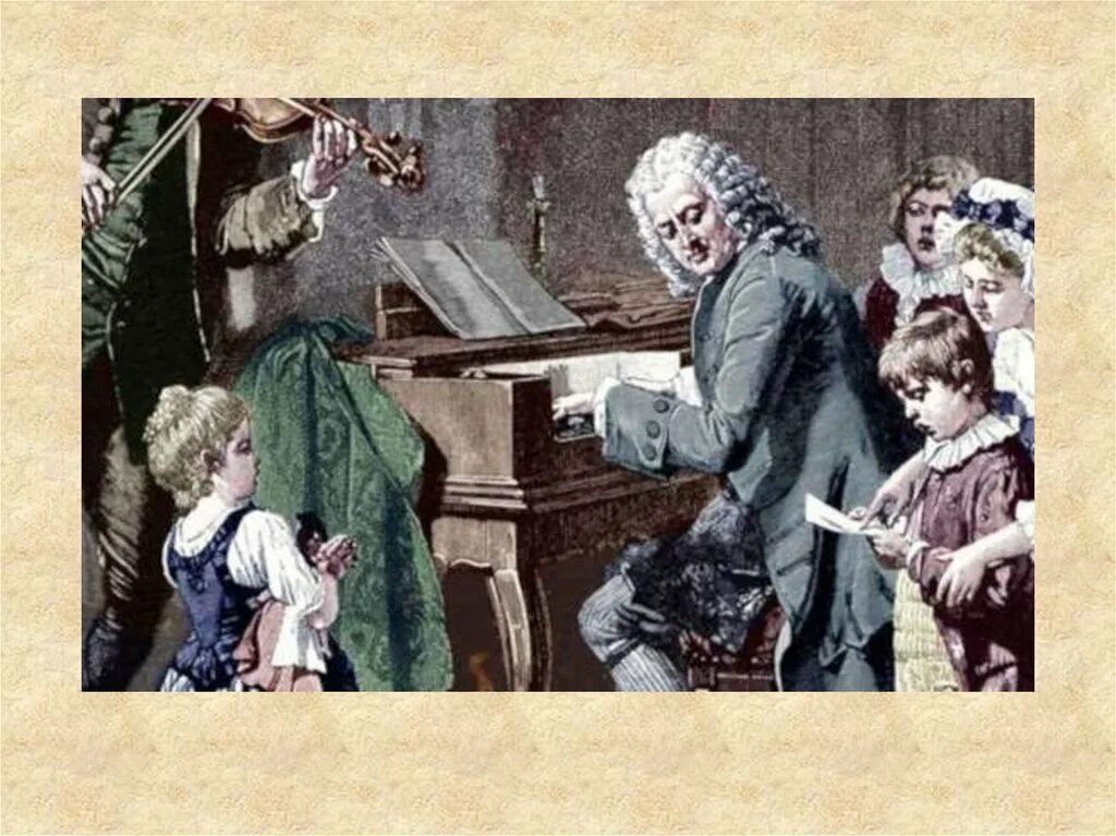 Bach child within the man