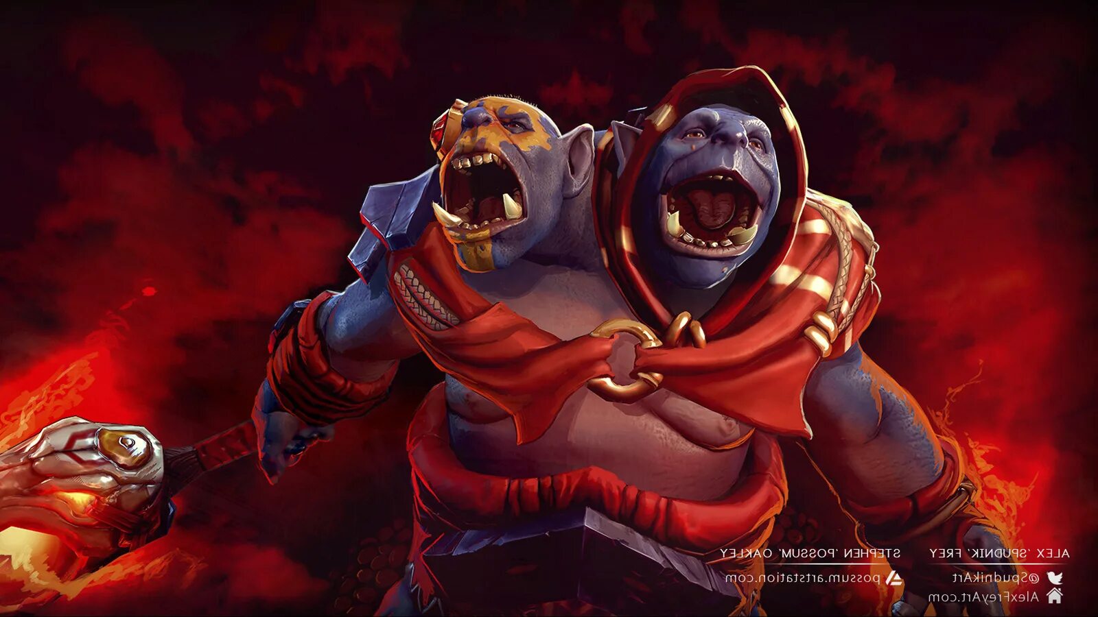 Блудласт огр. Новый огр. Новый огр. Ogre magi dota 2. Огр маг дота 2.