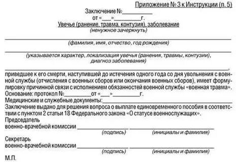 Компенсация военнослужащим по состоянию здоровья
