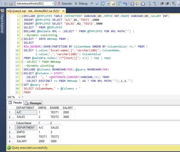 For xml path