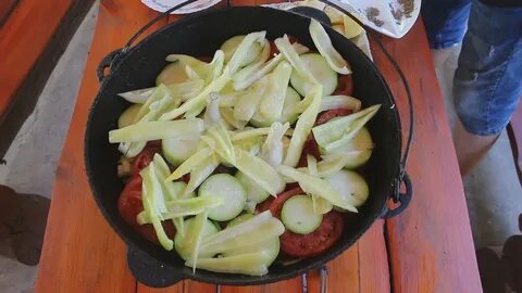 Капуста картошка кабачок казан