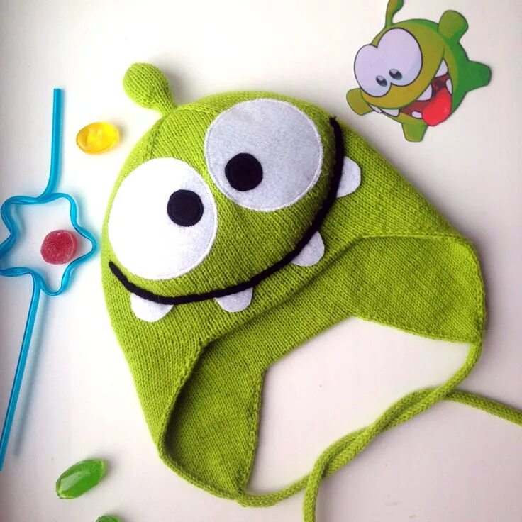 Шапка ам ням. Ам ням костюм. Шапка ам ням вязаная крючком. Ам ням в шапке. Ам ням в шапке.