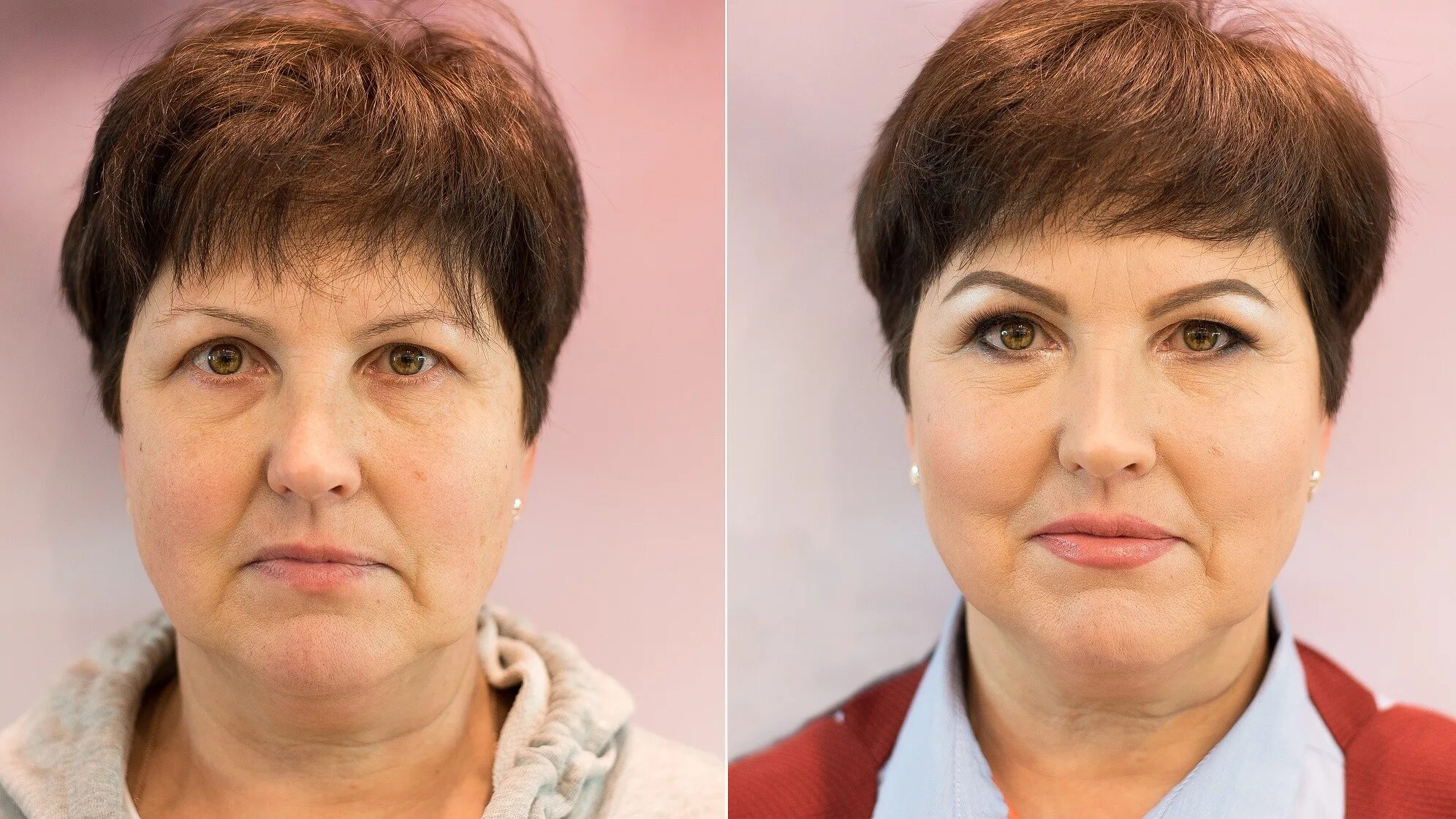 Лицо в 53 года. Лицо в 53 года. Подтяжка лица до и после. Обычная женщина 50 лет. Макияж для женщин 40+.