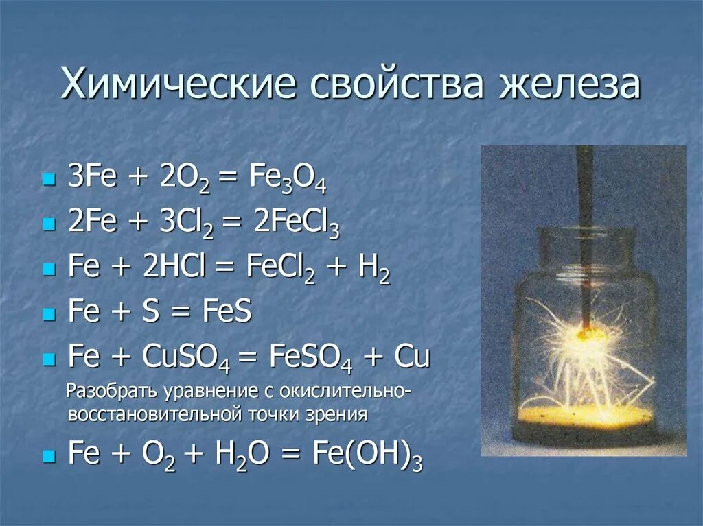 Fe2o3 s реакция