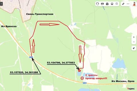 Транспортная карта брянск