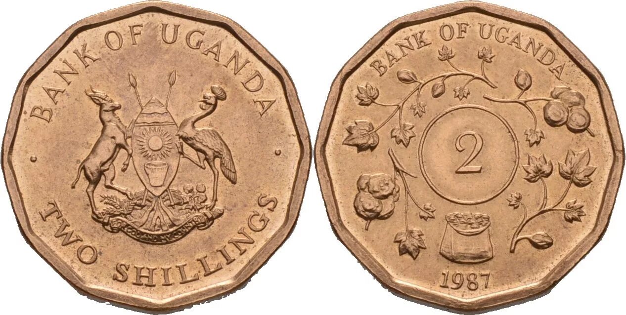 Юкоин монеты. 2 Шиллинга 1987 Уганда. Уганда 1 шиллинг 1976 UNC. Монета 1 shilling. Монеты Уганды.