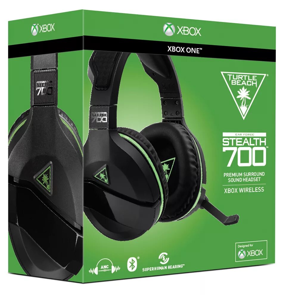 Turtle Beach Stealth 700. Гарнитура проводная Turtle Beach Ear Force XO Seven Pro для Xbox one (черно-зеленые, б/у). Наушники Xbox Wireless. Беспроводная гарнитура Xbox.