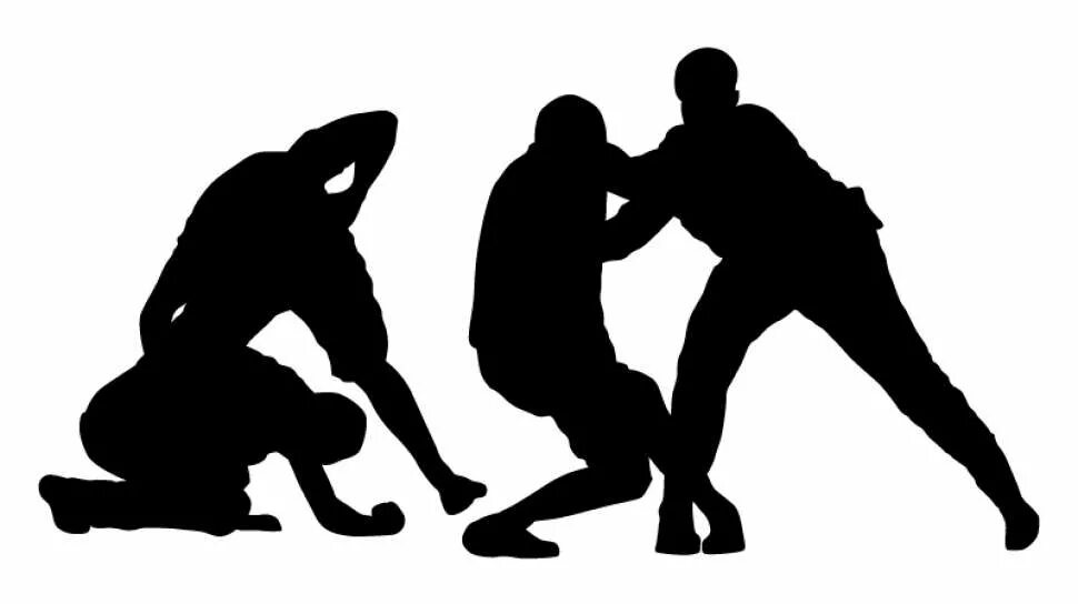 Два борющихся человека. Борьба силуэт. Борьба между мужчиной и женщиной. Борьба двух человечков. Уличная драка силуэты.