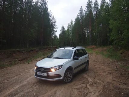 Гранта кросс зимой