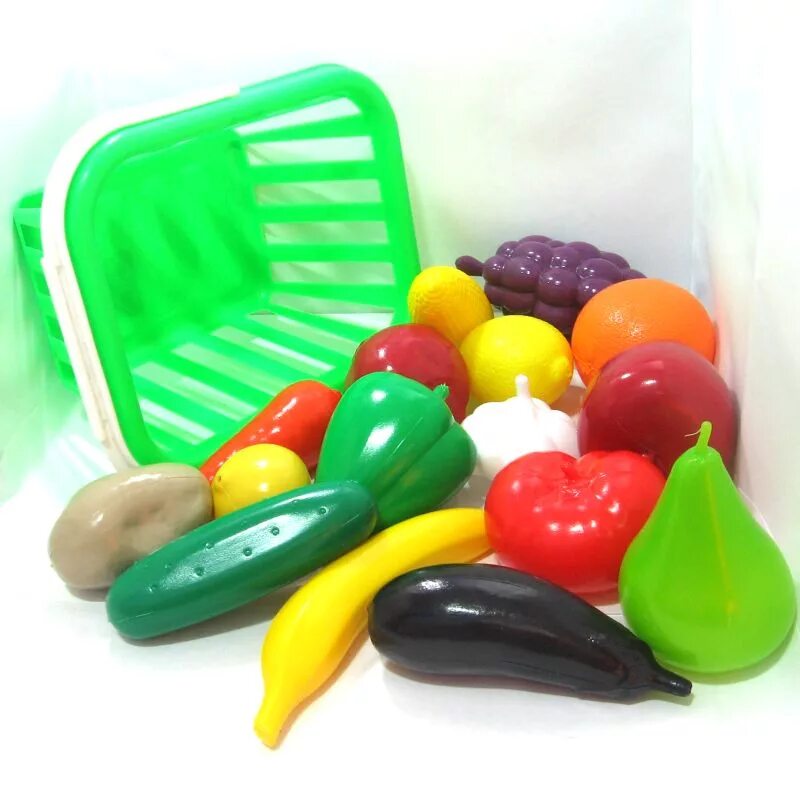 Игрушечные овощи. Пластмассовые фрукты и овощи. Игрушечные продукты. Детские игрушки овощи и фрукты.