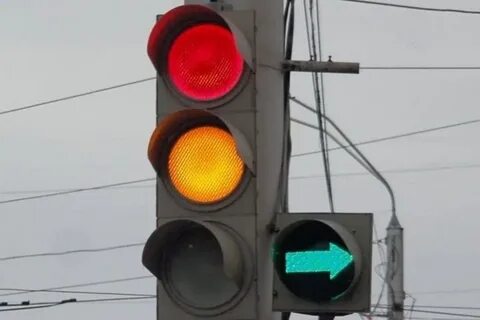 Сегодня работает светофор