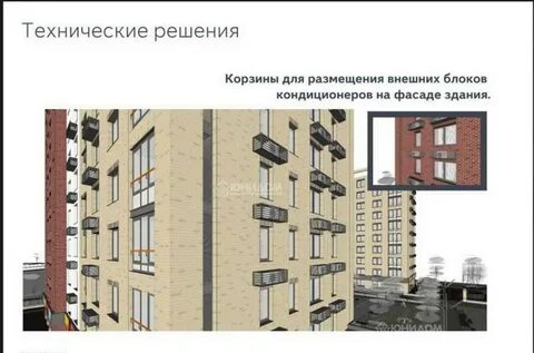 Размещение кондиционера на фасаде многоквартирного дома