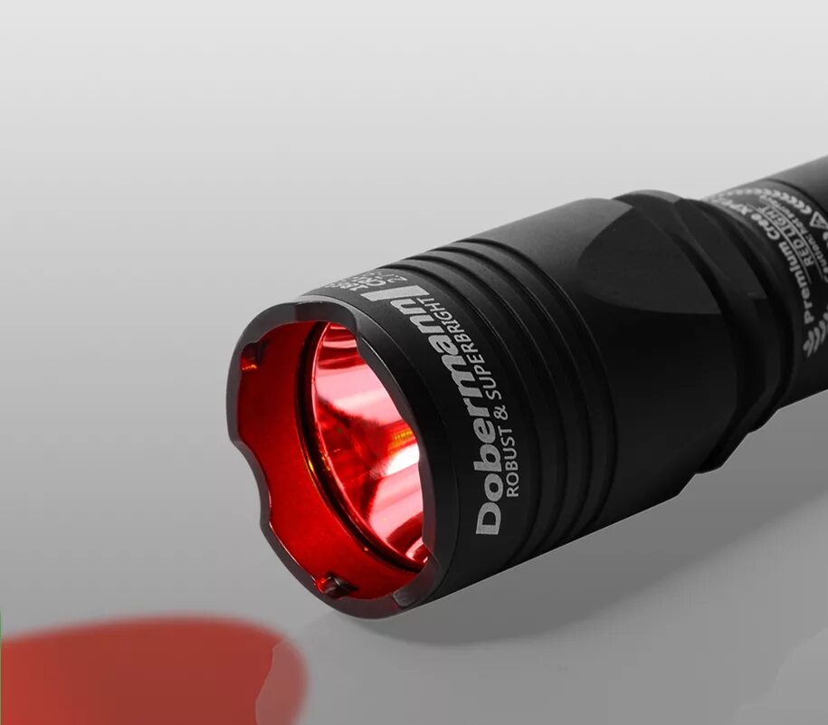 Фонарь armytek dobermann. Тактический фонарь armytek dobermann. armytek dobermann xp-e2 red. armytek dobermann red light. светодиодный фонарь armytek dobermann xp-e2, 200 лм, красный свет f02002br.