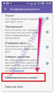 Как заблокировать номер в вайбере на телефоне