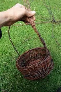Корзина из веток своими руками