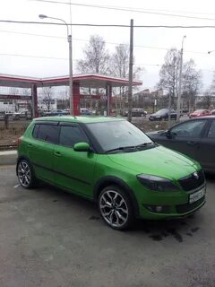 Шкода фабия на литых дисках
