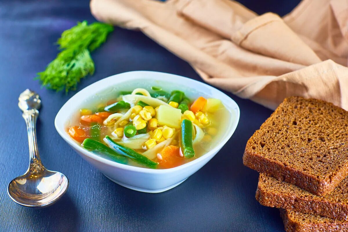 Зеленый постный суп с кускусом - пошаговый рецепт с фото (9944 просмотра)