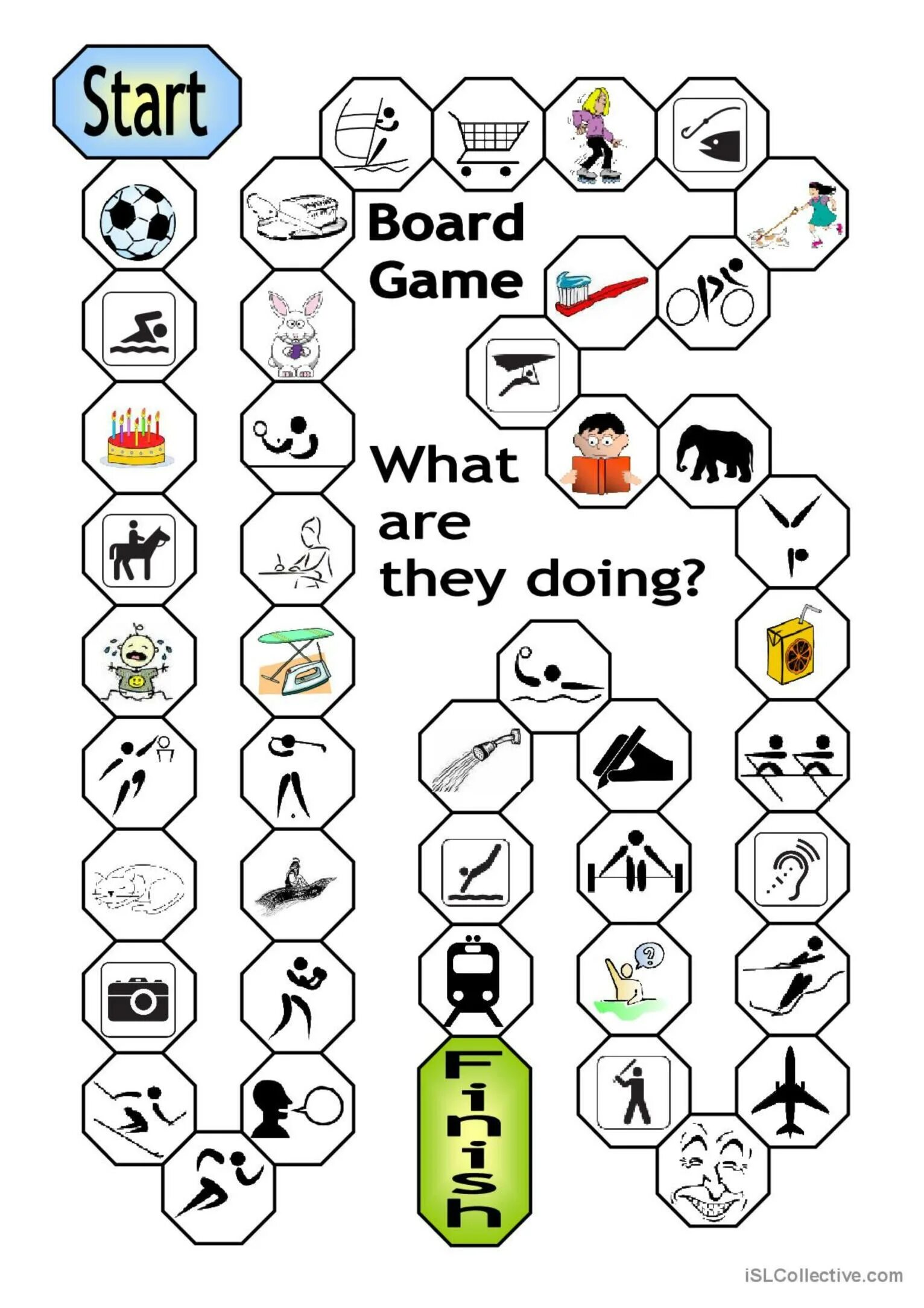 What are they doing game. Present continuous boardgame. present continuous игра. настольная игра present continuous. board games in english.
